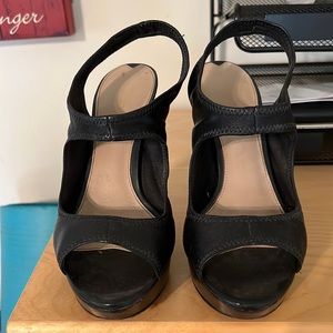 Via Spiga high heel open toe pump